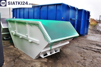 Siatki Łask - Siatka przykrywająca na kontener - zabezpieczenie przewożonych ładunków dla terenów Łasku